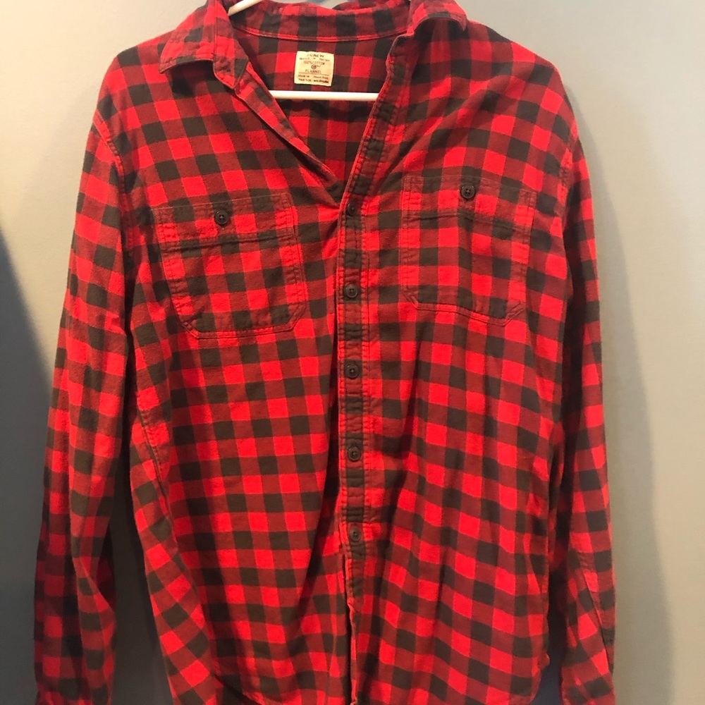 Plaid J.Crew button down